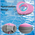 thumbnail image 2 of Ueasy Love Shaped Swimming Pool Floating with Locking Collar for Arm Release Training on Water Fun Neck Swimming Ring for Teens and Adults, 2 of 5