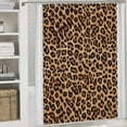 thumbnail image 4 of Colorful Leopard Print 4 Pcs Shower Curtain Set with Rug Bathroom Sets with Waterproof Fabric And Non-Slip Rugs Toilet Lid Cover Bath Mat Decor with Hooks, 4 of 7