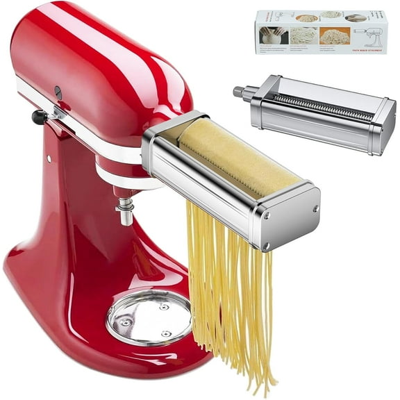 Pasta Maker Spaghetti Cutter Attachments, Pasta Sheet Accessories, for KitchenAid Stand Mixers (1,Spaghetti Cutter)