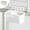 B, variant on Zenithome Hang Type Trash Bin for Dormitory Bedside Upper Bunk White Plastic Space Saving Bins 10.3x6.3x4.8in