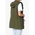 thumbnail image 4 of TheMogan Women's PLUS Drawstring Loose Fit Utility Vest Sleeveless Military Jacket, 4 of 7