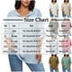 thumbnail image 4 of Top boho,Blusa informal de poliéster con cuello en V y mangas 3/4 para mujer, talla grande, suave y cómoda, para uso diario, sopatenor, 4 of 9
