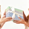thumbnail image 6 of Tripumer 3-Piece Gradient Wrapping Paper Roll Set 17 inch X 10 feet Featuring Unique Designs with Irregular Polka Dots Star and Happy Birthday Patterns for Creative Gift Wrapping, 6 of 8