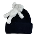 thumbnail image 1 of Gorro de invierno informal, cálido, suave y resistente al viento, accesorio de disfraz para hombres y mujeres, gorro de nieve Negro, 1 of 8