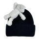 thumbnail image 1 of Gorro de invierno, accesorio para disfraz, térmico, informal, grueso, a moda, para mantener calor, gorro de nieve. Negro, 1 of 8