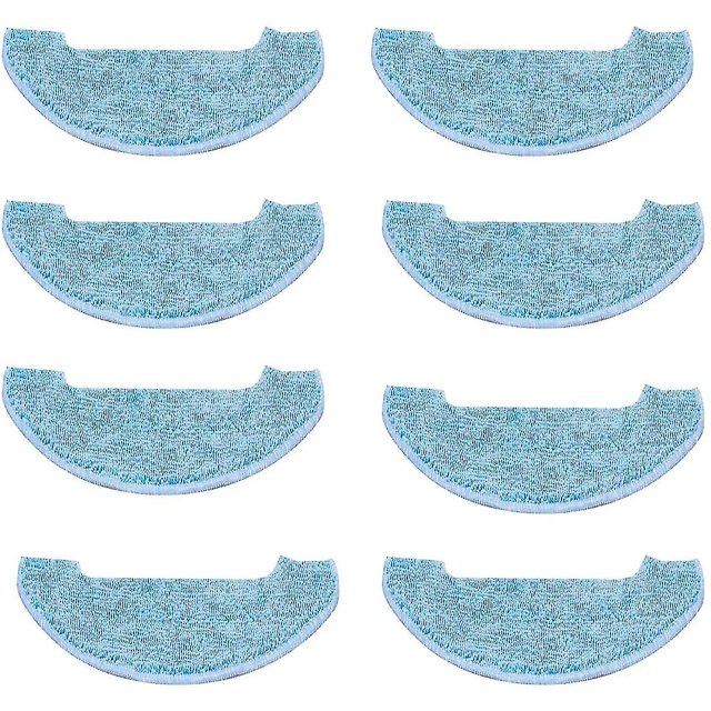Juego de 8 Paños de Repuesto YONGSHENG compatibles con Robot Aspirador Bagotte BG700 BG800