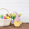 thumbnail image 3 of Easter Plush Chicken Dolls,Easter Table Decorations Indoor Eggs Birds Table Decor ,Plush Bunnies Ornaments Spring Decorations Tiered Tray for Figurine Party Shelf Home Mantel Fireplace Decor, 3 of 6