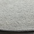 thumbnail image 3 of SAFAVIEH Martha Stewart Tufted Wool Area Rug, Grey, 6' x 6' Round, 3 of 8