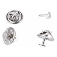 thumbnail image 5 of 50pcs Tie Tacks Blank with Clutch Back Clutch, 5 of 5