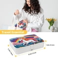thumbnail image 5 of Unicorn Portable PU Leather Organizer Box with Removable Compartment for Jewelry Display and Storage - Jewelry Boxes Included, 5 of 6