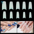 thumbnail image 4 of Deago 500pcs Lady French Acrylic Style Artificial False Nails Half Tips with Box for Nail Salons and DIY Nail Art, 10 Sizes (Natural), 4 of 10