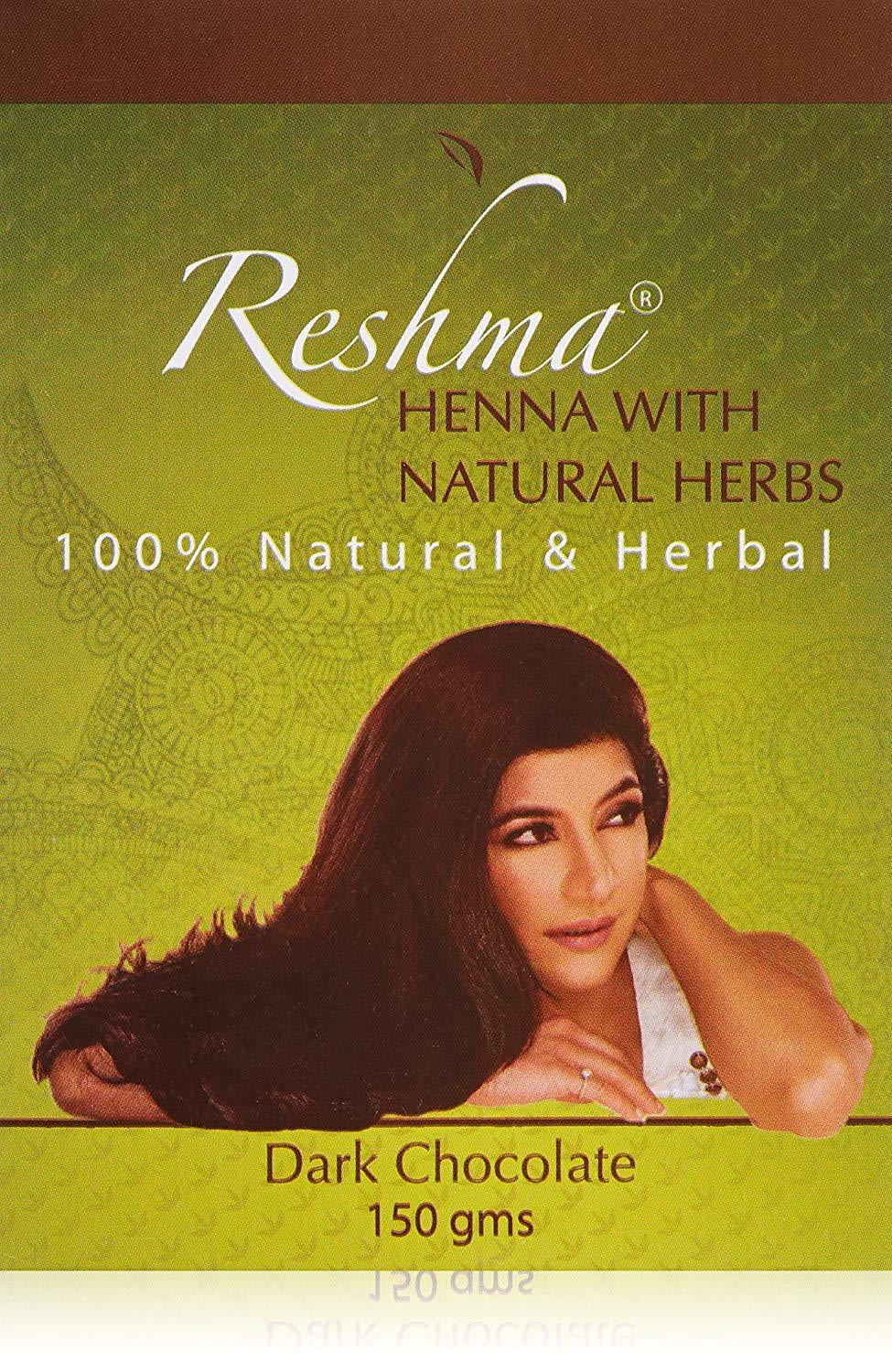 Reshma Beauty Henna Hair Color Pure Natural & Organic Dye with Goodness of Herbs (Dark Chocolate