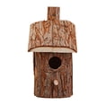thumbnail image 2 of Casa de pájaros de para patio, de pájaro colgante creativo para pájaros, casa de incubación de pájaros para jardín al , 14x15x26cm CUTICAT casas de aves, 2 of 8