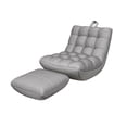 thumbnail image 2 of Silla Bean Bag Soledad Tumbona reclinable Gris oscuro, 2 of 10