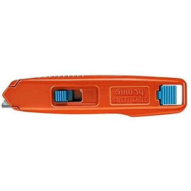 Allway Tools Aluminum Safety Knife with 6 Blades