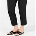 thumbnail image 3 of JM Collection Side Step Hem Ankle Pants Black XL, 3 of 3