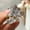 Gold, variant on Luxury 2 Pcs/set 925 Silver Ring Cubic Zircon Wedding Engagement Jewelry Sz 6-10