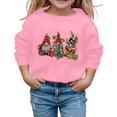 thumbnail image 1 of Chandail pour Petite Fille 14-16 Ans, Veste à Capuche pour Bébé, Pyjama à Fermeture Éclair, Manches Longues, Col Rond, Rose 3-4 Ans, 1 of 4