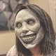 thumbnail image 4 of Scary Halloween Mask, White Smiling Eyes Devil Mask Skull, Scary Smiling Evil Devil Mask Party Cosplay Props for Adults (Red Eyes), 4 of 5