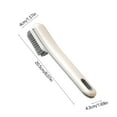 thumbnail image 3 of Kraoden Multifunctional Shoe Brush, Hard Bristle Cleaning Tool for Leather & Sports Shoes, Durable Plastic Handle, Easy Stain Removal, Ideal Shoe Washing Helper, 3 of 6