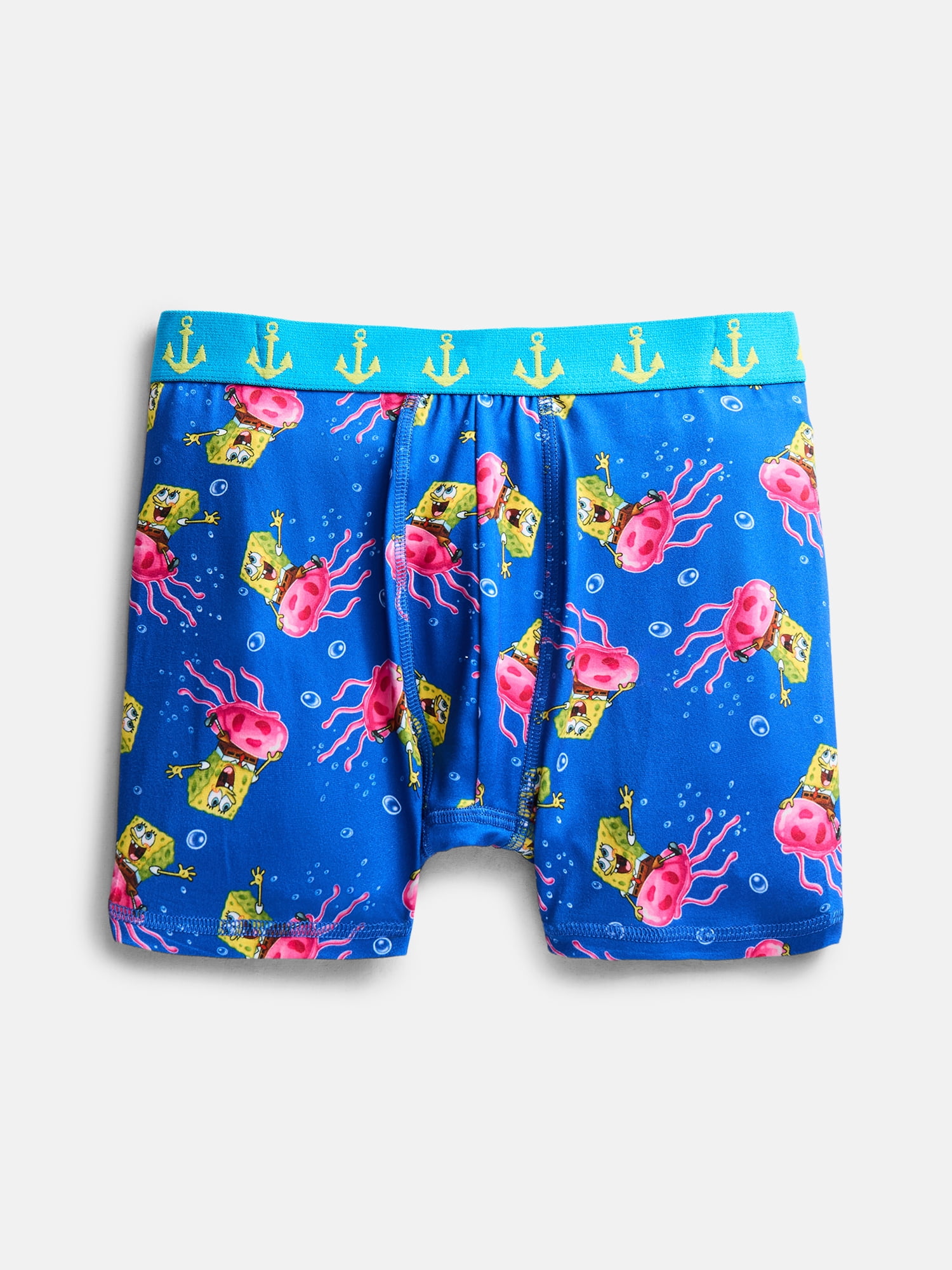 SpongeBob SquarePants Boy's Boxer Briefs, 4-Pack