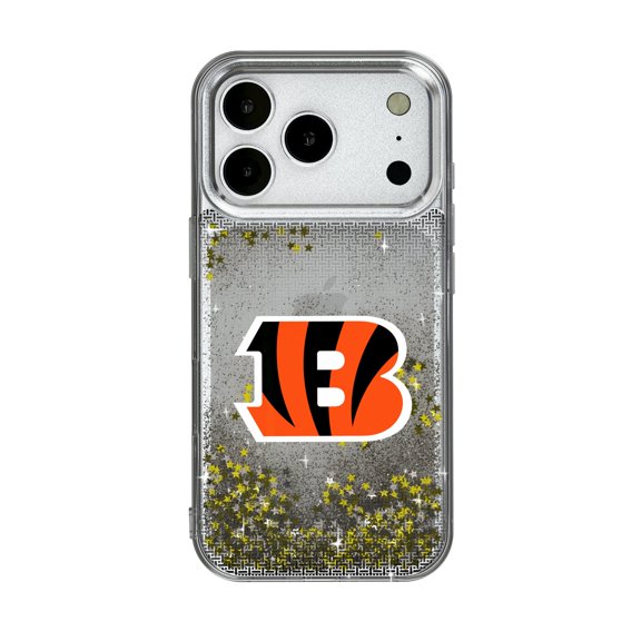 Cincinnati Bengals Linen Logo iPhone Glitter Case