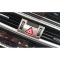 thumbnail image 2 of Pour Kia Forte 2019-2022 Interrupteur de Feu d'Urgence Argenté Bouton d'Avertissement Couvercle, 2 of 4