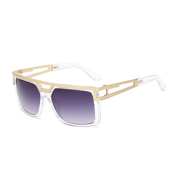 Jumpingount Gafas de sol, accesorio de Metal para mujer, gafas con montura cuadrada, suministros para ojos, gafas de alta definición, accesorios para Lentes Gris Jumpingount AP008871-03