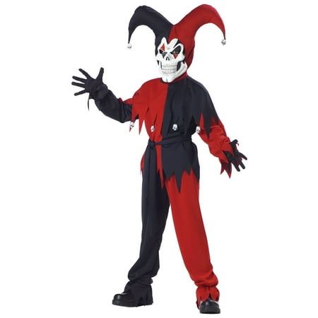 Kids Evil Jester Costume