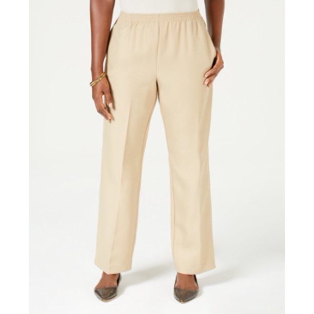 Karen Scott - Karen Scott Petite Pull-on Pants,L - Walmart.com ...