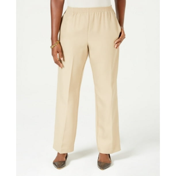 Karen Scott - Karen Scott Petite Pull-on Pants,L - Walmart.com - Walmart.com