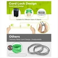 thumbnail image 3 of 6Pc Garbage Can Bands Cord Lord Adjustable Large Trash Can Rubber Bands Fits 8-33 Gallon Trash Cans Multifunction Band A, 3 of 4
