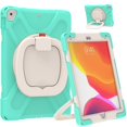 thumbnail image 4 of Funda con soporte de anillo ajustable para iPad de 9,7 pulgadas (2018) con correa para el hombro, gran soporte de anillo ajustable, protección contra golpes., 4 of 5