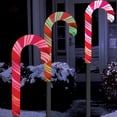 thumbnail image 3 of Brite Star 3 Ct Color Changing LED Candy Cane 'Magic' Light Show Pathmarkers, 3 of 5