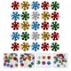 thumbnail image 2 of 200pcs Decoraciones de copo de nieve de Navidad Decoraciones de copo de nieve Decoraciones de árbol de Navidad, 2 of 7