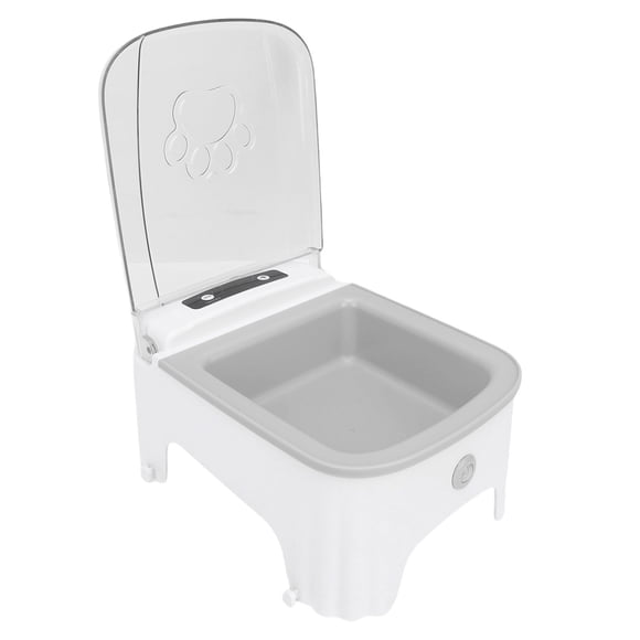 Alimentador De Mascotas De Automóviles, Dispensador De Alimentos Para Mascotas De Gran Capacidad Con Diseño De Tapa Automática único Para Cat Dog 230x165x110 Mm