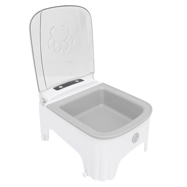 Comedero Automático Gatos, Dispensador De Comida Mascotas Con Función De Temporizador Programable, Gran Capacidad Y Diseño Tapa Automática, Para Gatos, Perros Pequeños