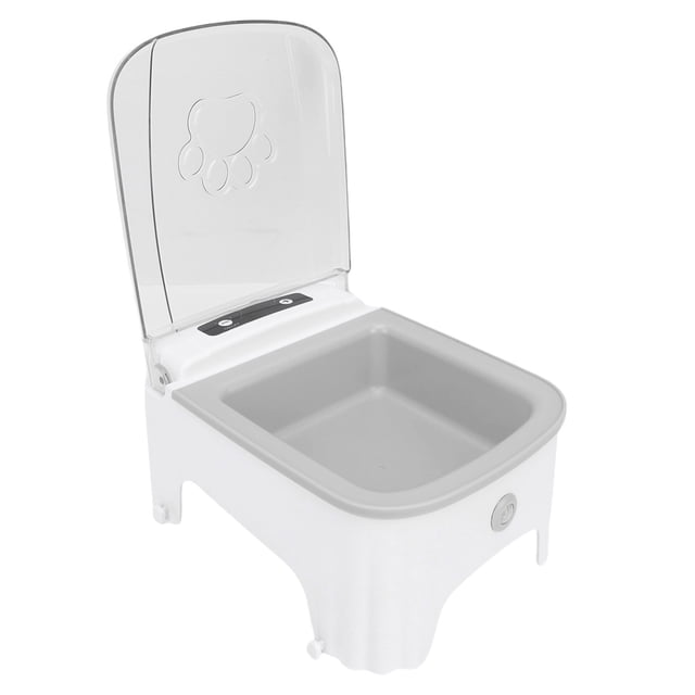 Alimentador De Mascotas De Automóviles, Dispensador De Alimentos Para Mascotas De Gran Capacidad Con Diseño De Tapa Automática único Para Cat Dog 230x165x110 Mm