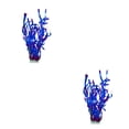 thumbnail image 4 of Methold Fishtank Planta de agua artificial Reemplazo decorativo realista Plantas de paisajismo acuático Accesorios de hierbas Púrpura Púrpura 2piezas, 4 of 6