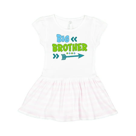 

Inktastic Big Brother with Arrow Gift Toddler Girl Dress