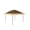 Khaki, variant on Goldensoil 12x12ft Pop-up Gazebo with 4 Sandbags & 8 Stakes,for Lawn, Garden, Backyard Deck,Gray