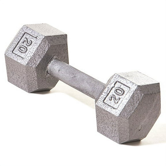 Champion Barbell® 20 lb Solid Hex Dumbbell (SOLD INDIVIDUALLY)