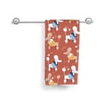 thumbnail image 3 of KLL Cute Poodle Dog Ultra Absorbent & Soft Hand Towels for Bath, Hand, Face, Gym and Spa-27.5x16in, 3 of 7