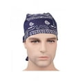 thumbnail image 3 of Bandana Skull Cap Beanie Lightweight Adjustable Biker Headband Headscarf Rag, 3 of 7
