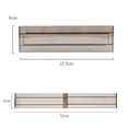 thumbnail image 4 of BUYISI Expandable and Adjustable Creative Bookshelf Divider- Easy Installation transparent black, 4 of 5