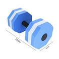 thumbnail image 3 of VerPetridure Water Dumbbells,Water Aquatic Exercise Dumbells Foam Barbells Hand Bars Pool Resistance for Men Women Yoga Barbell Exercise Fitness Equipment Water Fitness Tools, 3 of 7