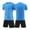 Light Blue, variant on Toddler Soccer Jerseys Set 2 Piece Sports Team Suit for Kids School Uniforms Personalized Shirts Gym Training Mesh Shorts Running Outfits for Basketball Running Boys Clothes