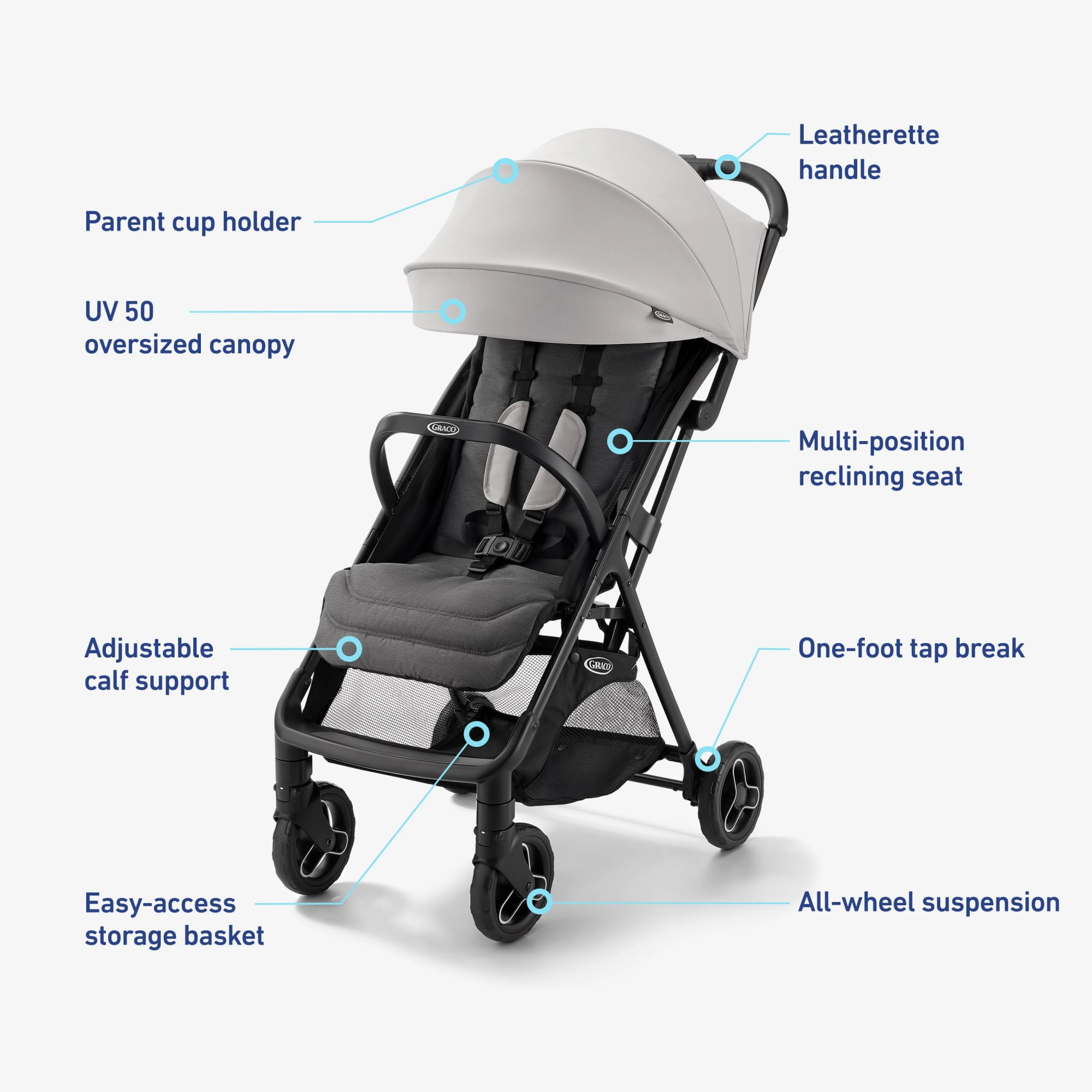 Graco Ready2Jet Travel System, Haines, Grey