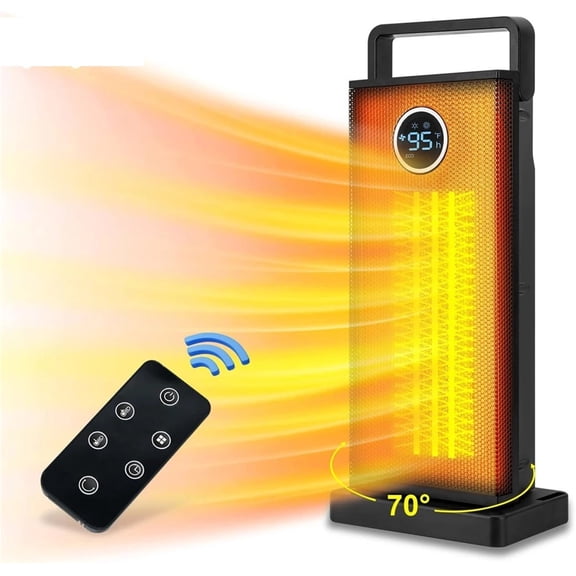 Room Heater 1500W Large Portable Ceramic Tower Heater 12 Hour Timer 3 Modes With Remote Rapid Heating Oscillating Heater ,Heating Fast
