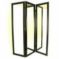 thumbnail image 3 of Wayborn Mirror with Frame Full Size Dressing Room Divider in Black, 3 of 3